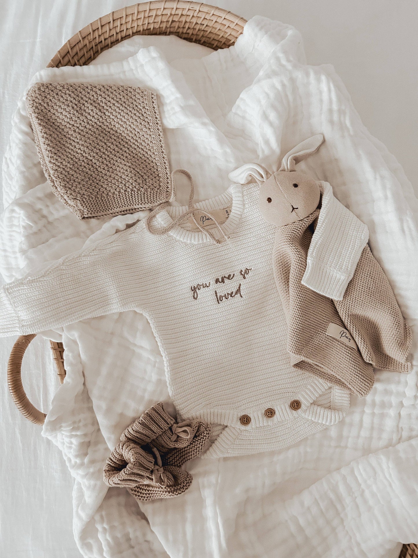 CLASSIC RIBBED ROMPER - MILK
