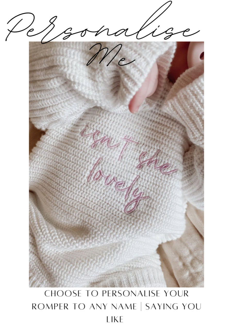 CLASSIC RIBBED ROMPER - MILK